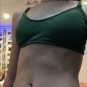 green bikini top